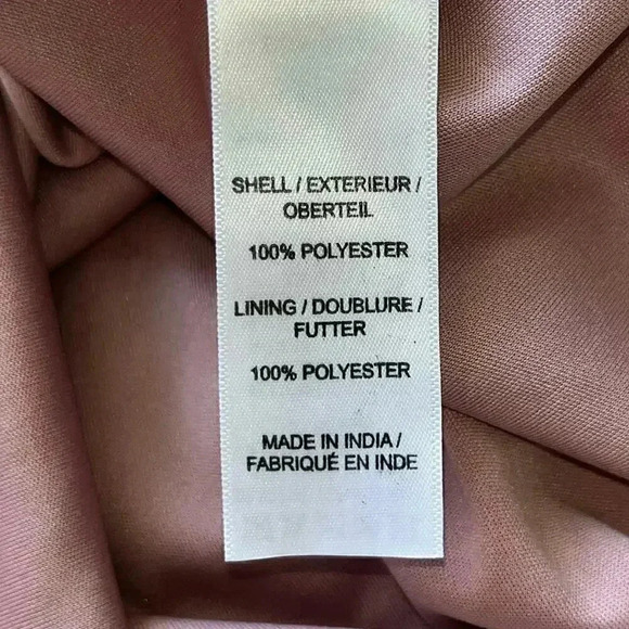 Aidan Maddox NWT Dusty Rose V Neck Long Sleeve Sequin Cocktail Dress‎ Size 6 - Picture 5 of 5